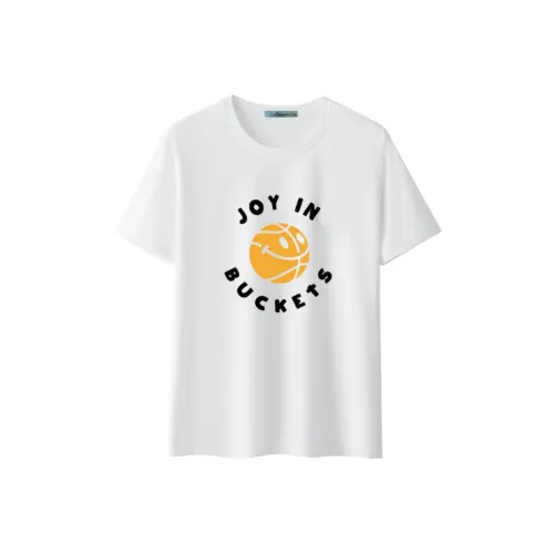 Jean West T Shirt Summer Men's White