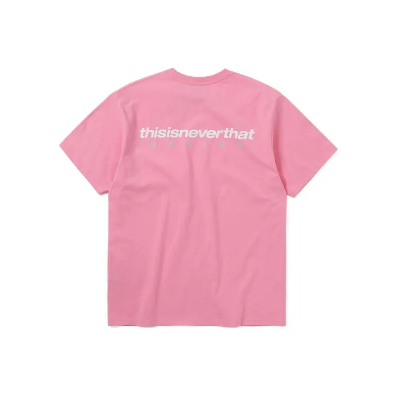 Thisisneverthat SS24 DSN Logo Tee T Shirt Unisex Pink-0