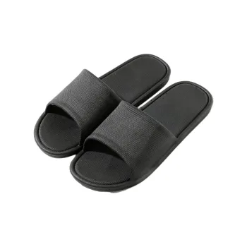 Gentle Welcome Minimalist Style Home Soft Sole Slippers, Indoor Slip Resistant Couple Summer Bathroom Bathing Slippers