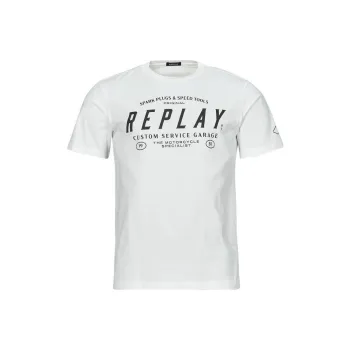 REPLAY T-Shirts Men White
