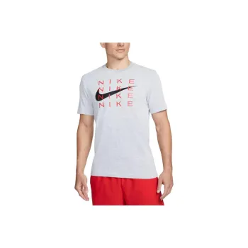 Nike Dri FIT Slub 'White/Smoke ' T shirt