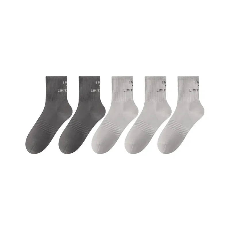 PLANDOO Mid Calf Socks Unisex 5 Pack-18
