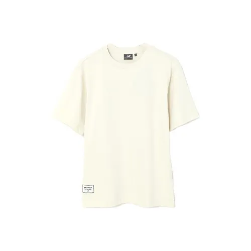 New Balance T-Shirts Men Beige Yellow