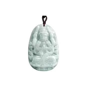 MY WORLD BEGINS AND ENDS WITH YOU Bean Type Jadeite Necklaces Unisex