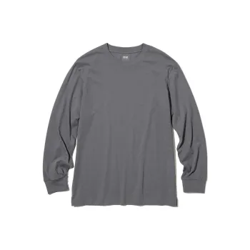 UNIQLO T Shirt Men's Asphalt Gray