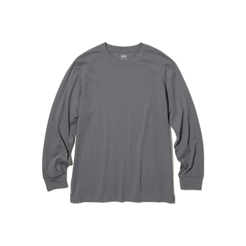 UNIQLO T Shirt Men's Asphalt Gray-0