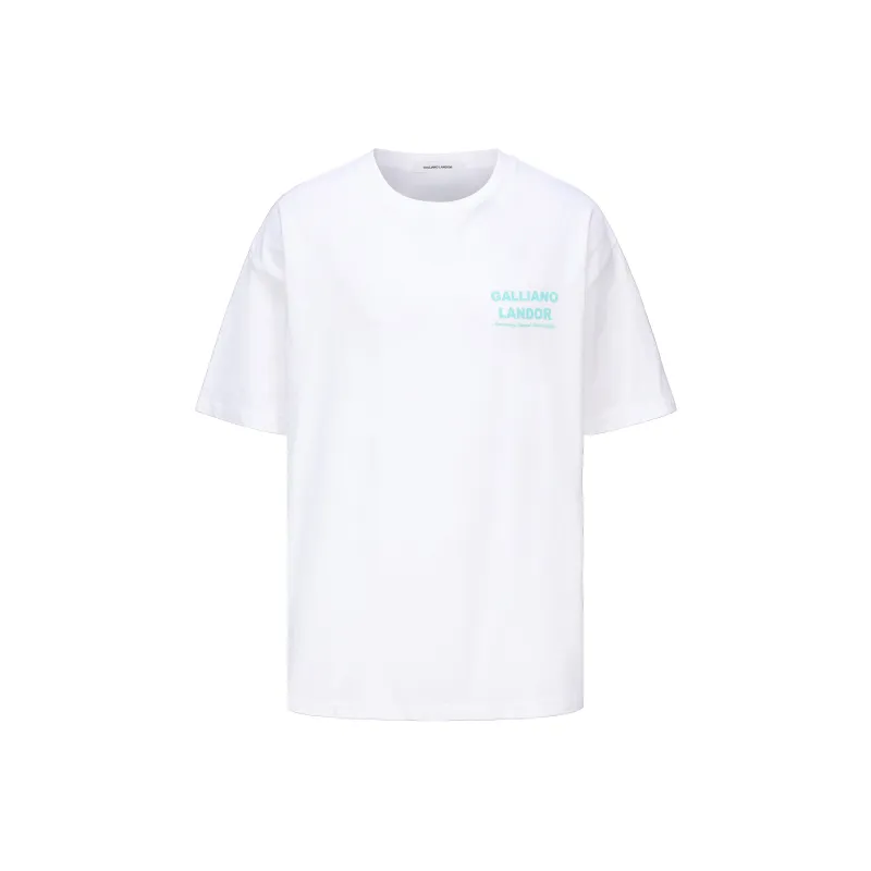 GALLIANO LANDOR T Shirts Unisex White-0
