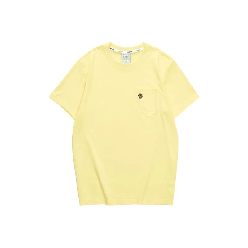 Skechers Funny Monster T-Shirts Unisex Light Banana Yellow/01UP-0