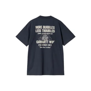 Carhartt WIP Logo Printed Crewneck T Shirt