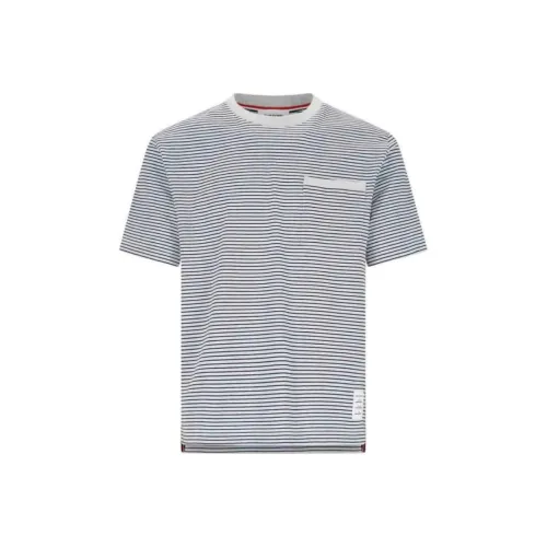 THOM BROWNE Striped Crewneck T Shirt