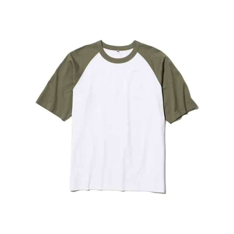 UNIQLO T Shirts Men Olive-0