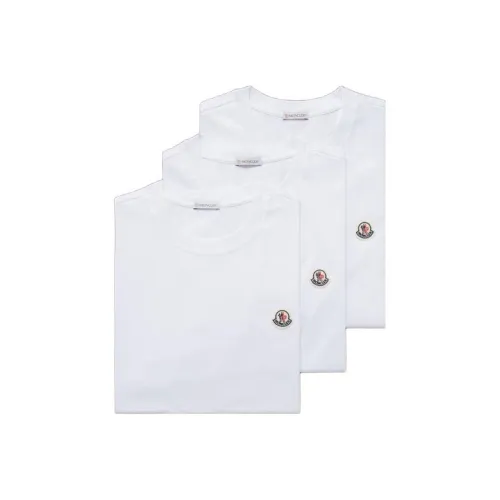 Moncler T Shirt Men's 3 Pack Optical White