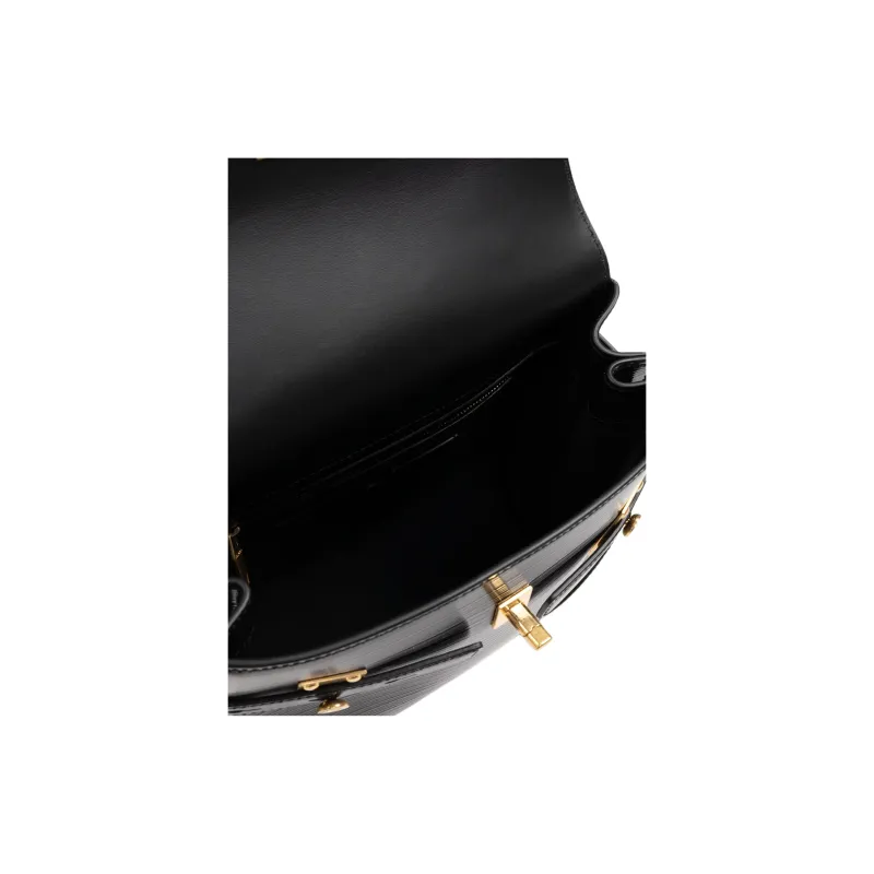BALMAIN B BUZZ Calfskin Shoulder Bag, Crossbody Bag, Handbag Women's Black-3