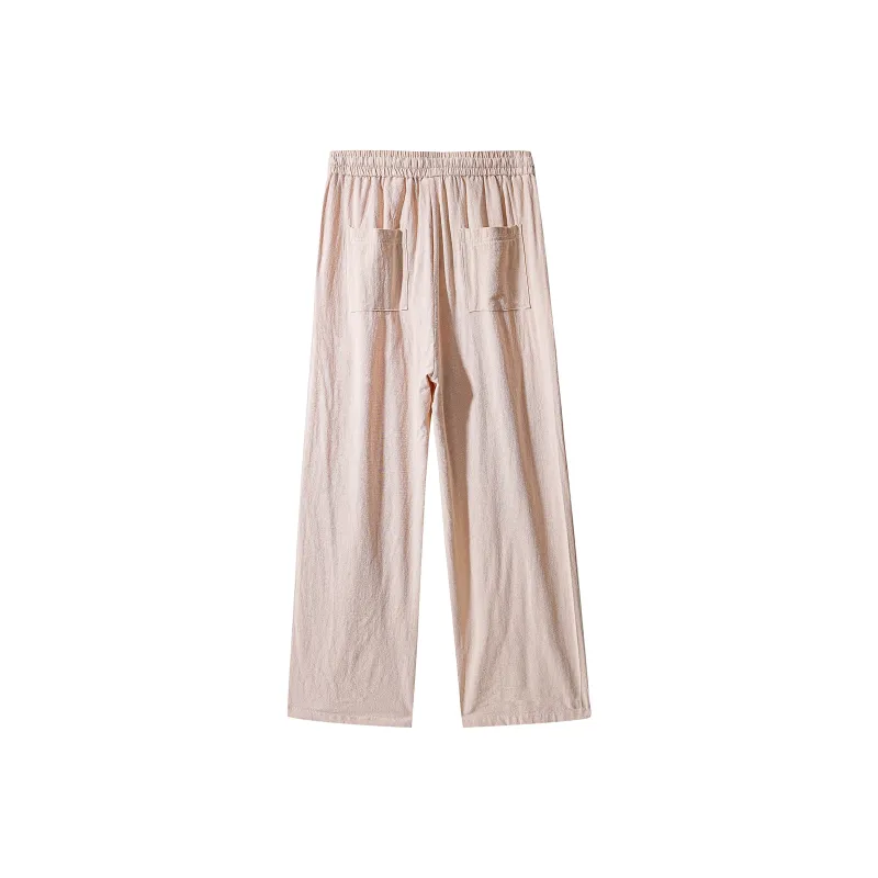 REXSHION Casual Pants Unisex Black-11