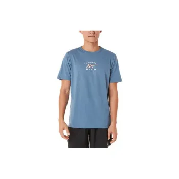 Asics Short Sleeve Asics Run Club Tee T-Shirt Men's Blue