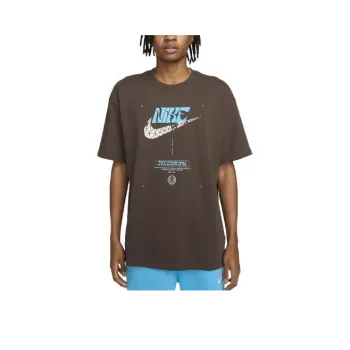 Nike T Shirts Men Brown