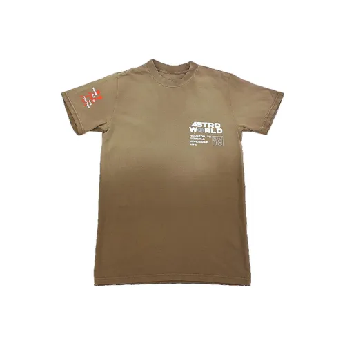 Travis Scott T-Shirts Men Brown