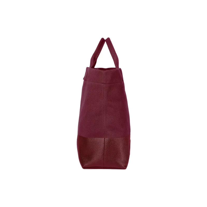 GUCCI Canvas Tote Bag Shopping Bag Shoulder Bag Handbag Unisex Red-3