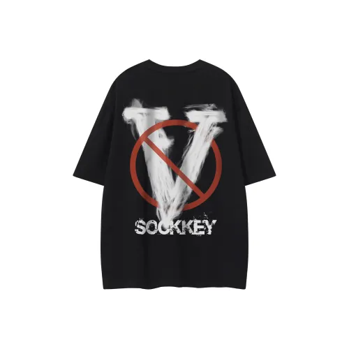 SOCKKEY Drop Shoulder Sleeve T Shirt Unisex