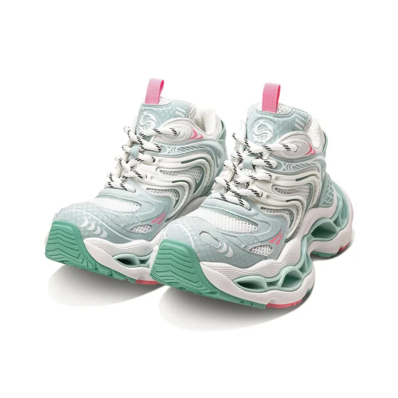 TIMESPEAK Lunar Shadow Series Low Top Couple, Chunky Sneakers Unisex-1