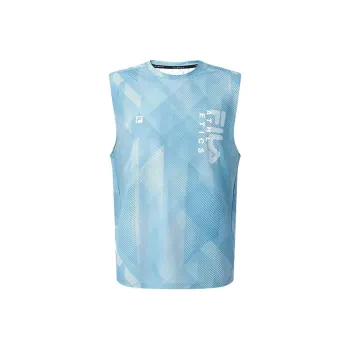 FILA T-Shirts Men Light Blue