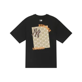MLB MONOGRAM Collection New York Yankees SS24 T Shirt Unisex Black