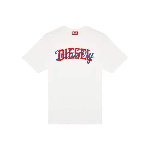 DIESEL Logo Printed Crewneck T Shirt