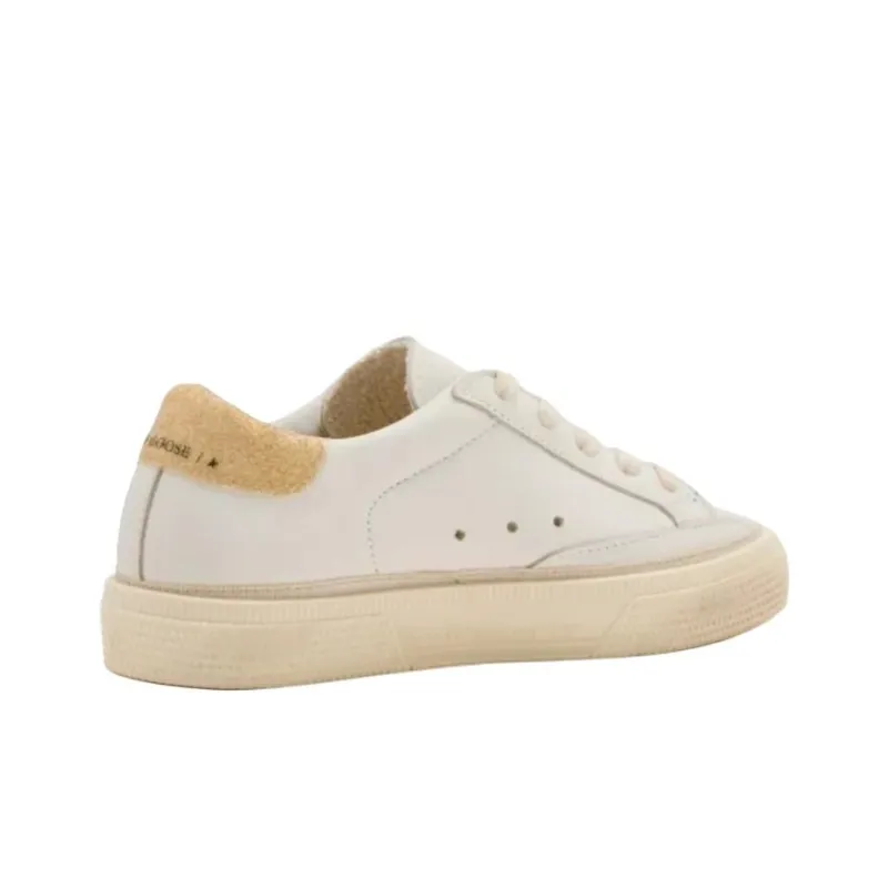 Golden Goose May Girl Low Top Skateboard Shoes Women's White-3