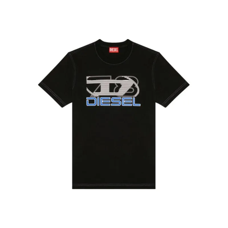 DIESEL T Shirts Men Black-0