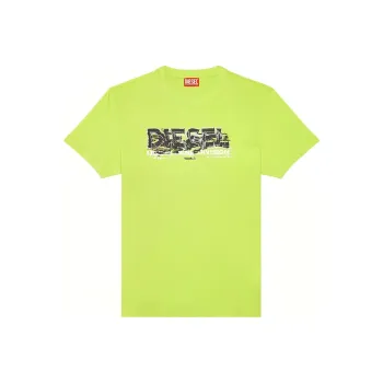 DIESEL T Shirt Men's Neon Green