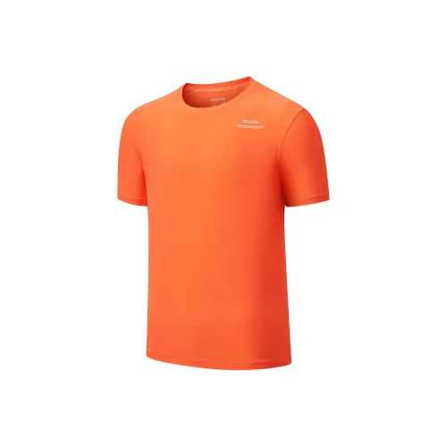 Saucony T-Shirts Unisex Blue Maple Orange