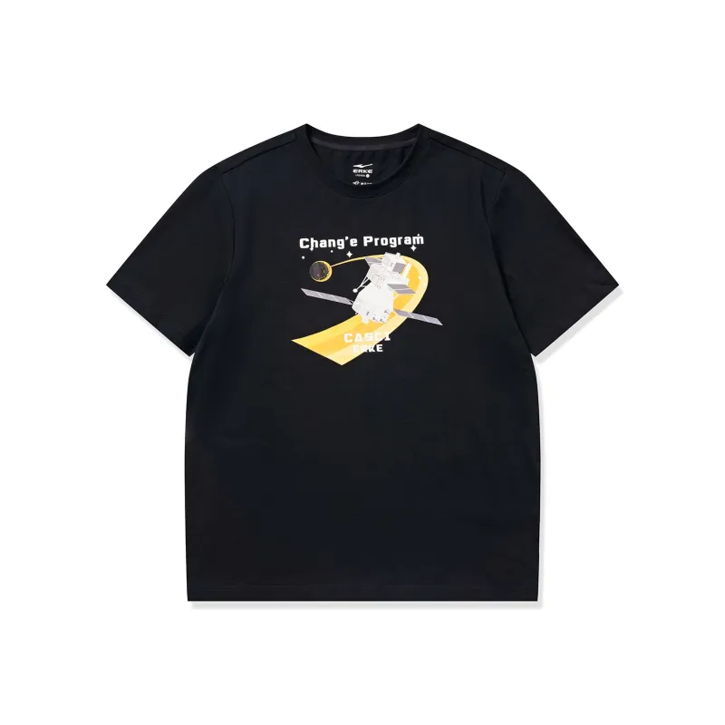 Erke T Shirts Men Jet Black-0