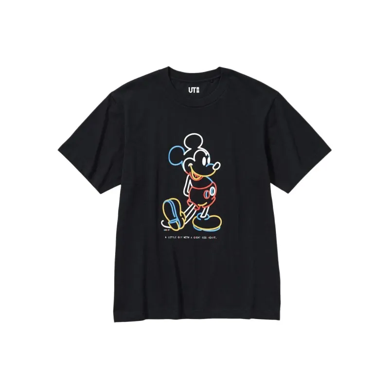 Disney X UNIQLO T Shirts Unisex Black-0
