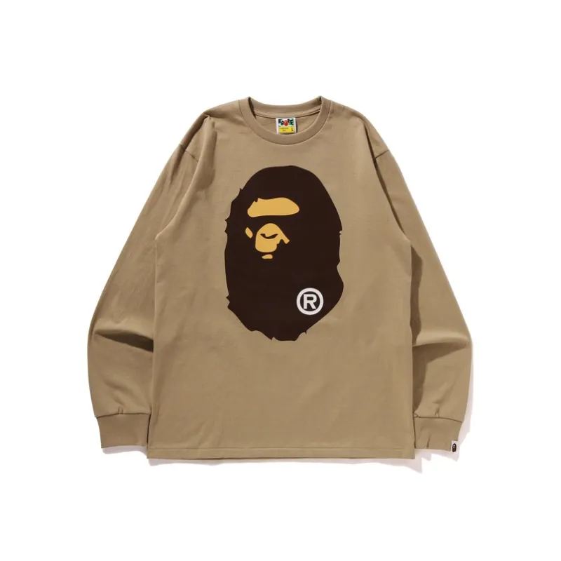 A BATHING APE Big Ape Head L/S Tee Tee-0