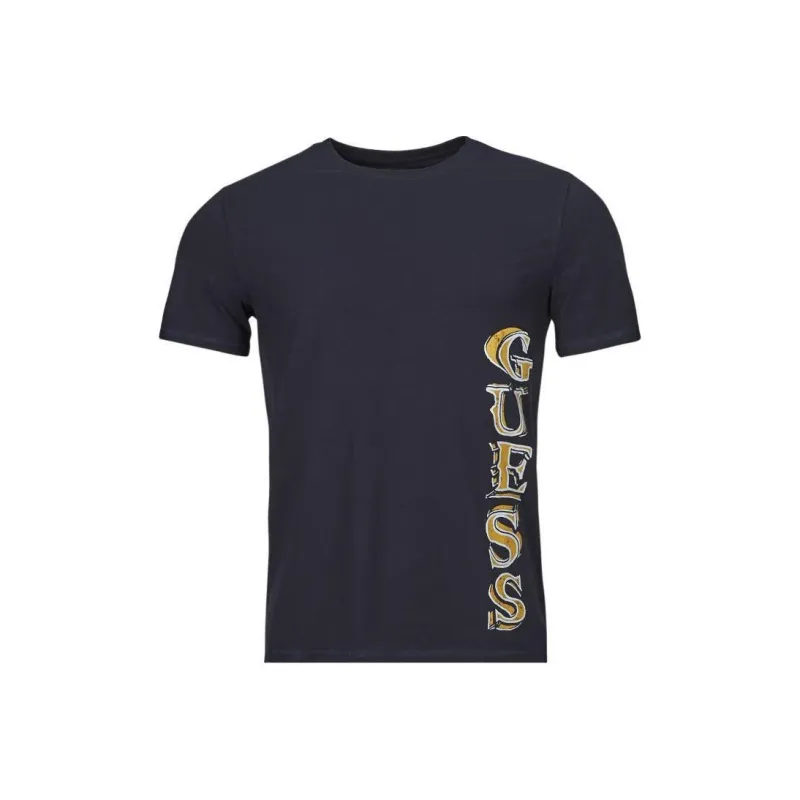 GUESS T Shirts Men Dark Blue-0