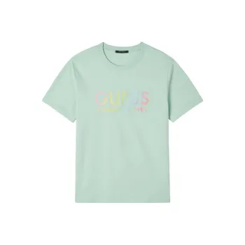 GUESS T-Shirts Men Green