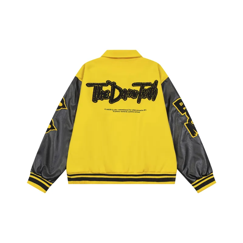 Fall Essentials Baseball Jacket Unisex-4