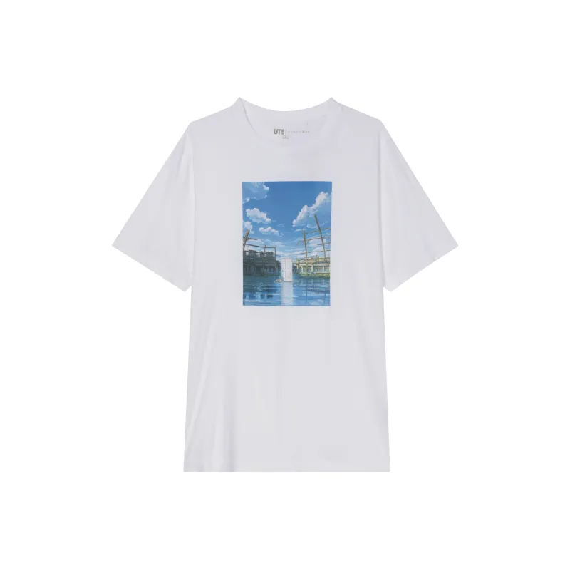UNIQLO X Makoto Shinkai SS23 T Shirts Unisex White-0