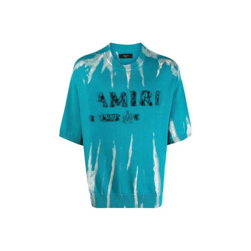 AMIRI T-Shirts Men Turquoise-0