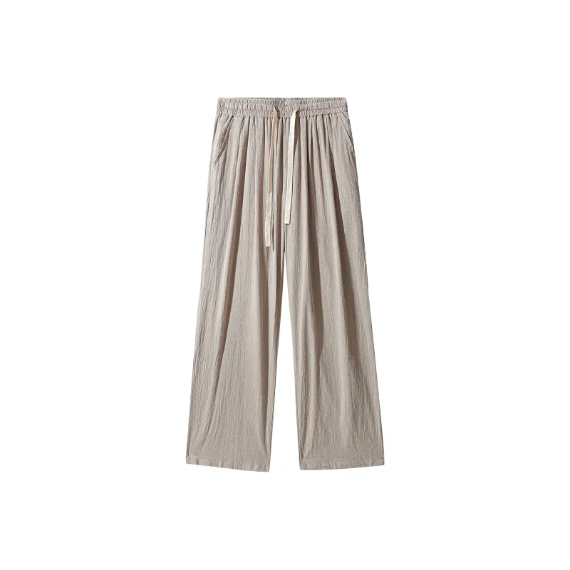 REXSHION Casual Pants Unisex Black-15
