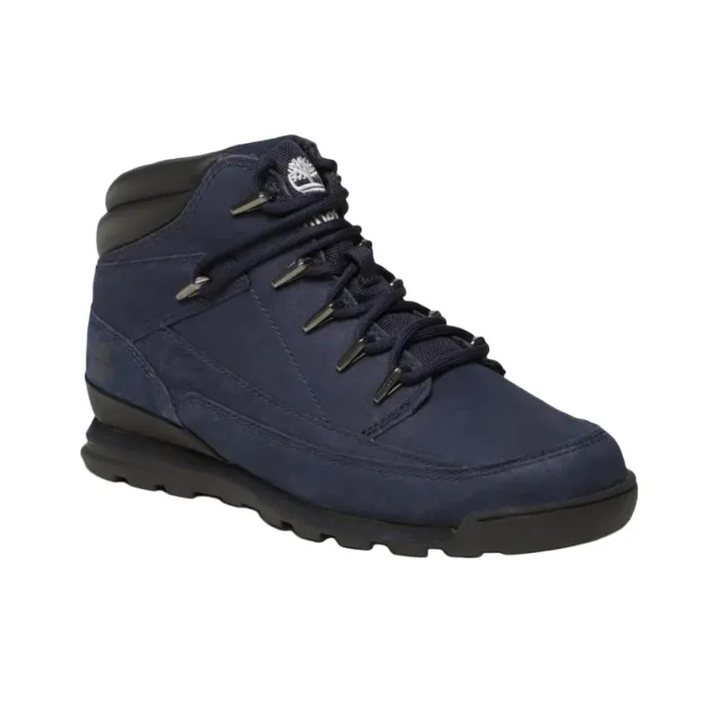 Timberland Euro Rock Anti Slip Wear Resistant Mid Top Casual Shoes Men's Blue-1