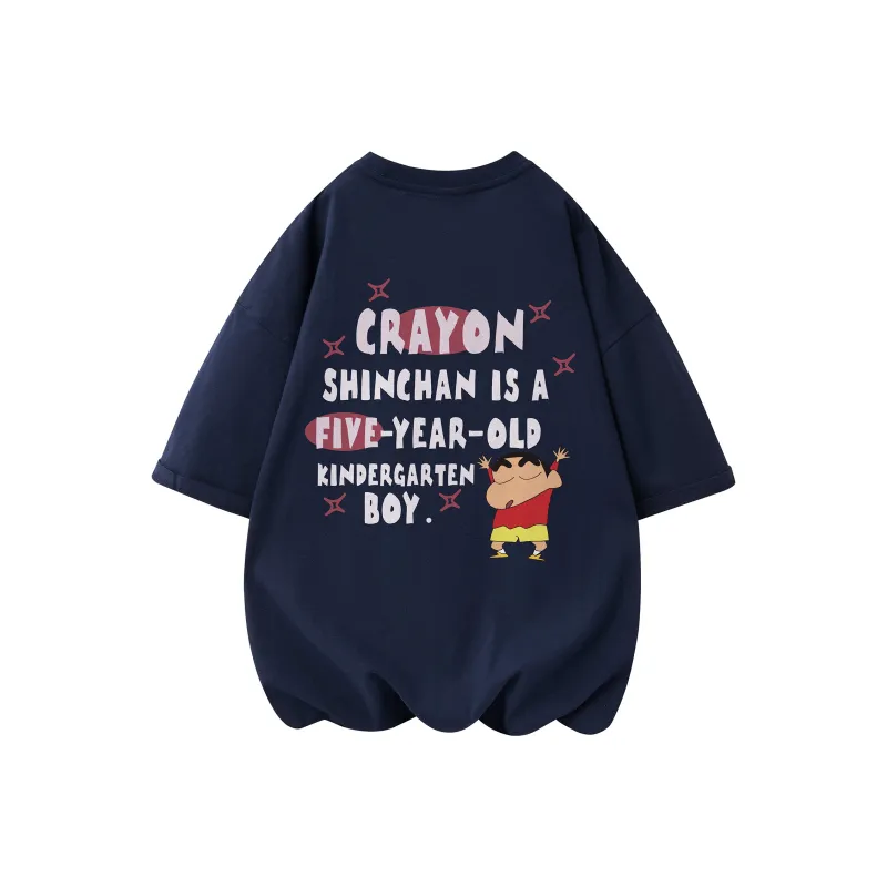 Crayon Shinchan Short Sleeved T Shirts Unisex-12