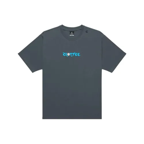 CLOTTEE 블루 남녀공용 티셔츠