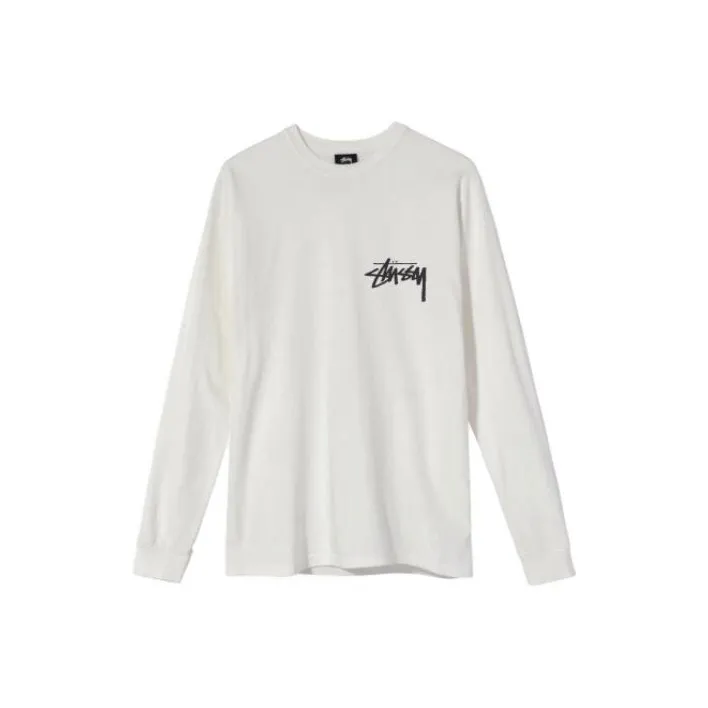 Stussy Stock Pigment Dyed Long Sleeve Tee-0