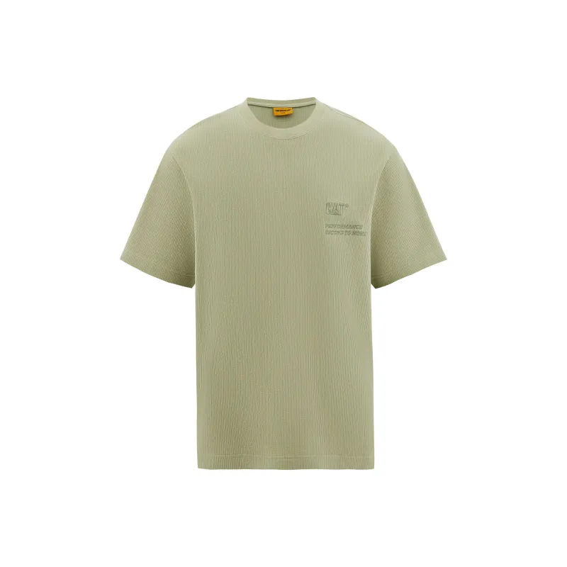 CAT SS24 T Shirt Men's Khaki Green-0