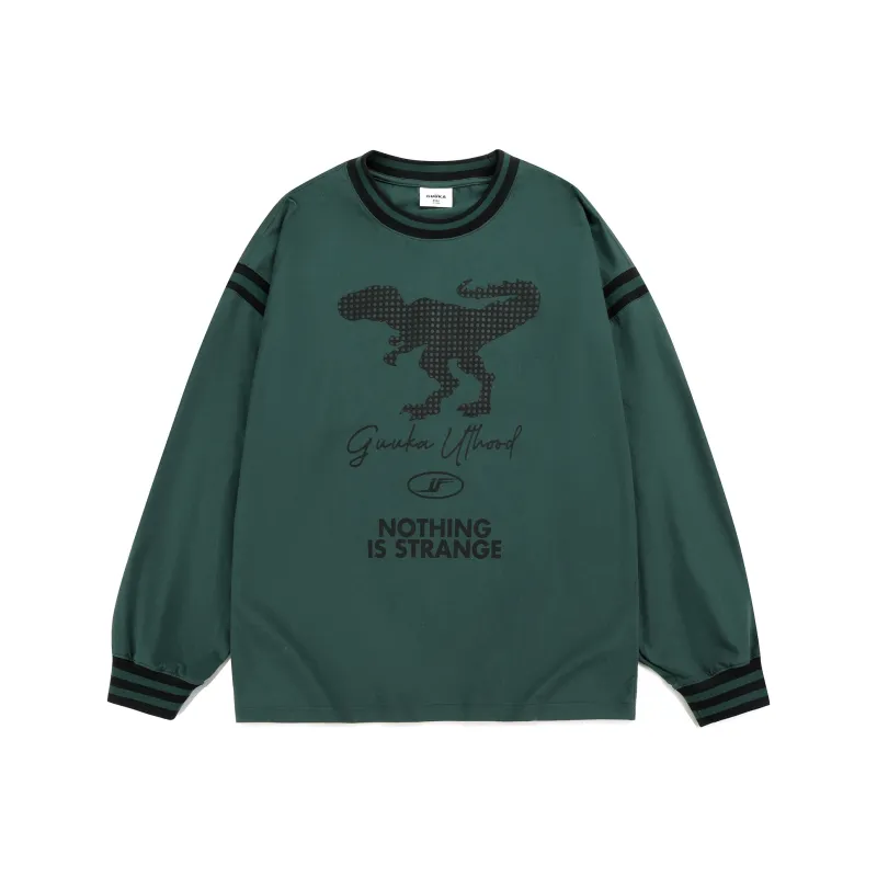 Guuka Dinosaur Foam Print Top Unisex-0