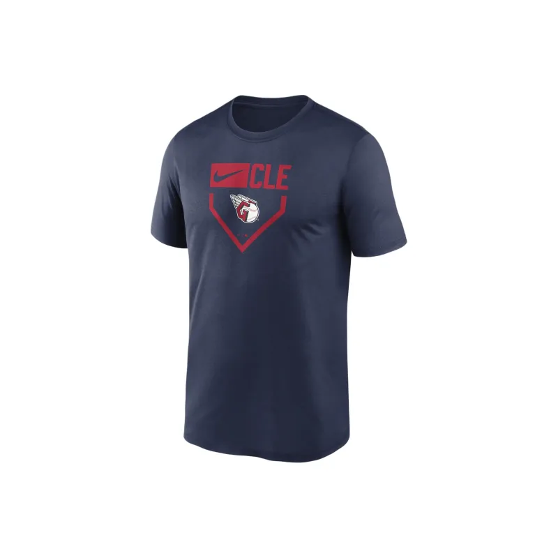 Nike Cleveland Guardians Home Plate Icon Legend T-Shirt Men's Marine Blue-0