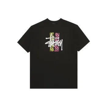 Stussy Basic Logo Stock Stripe Tee