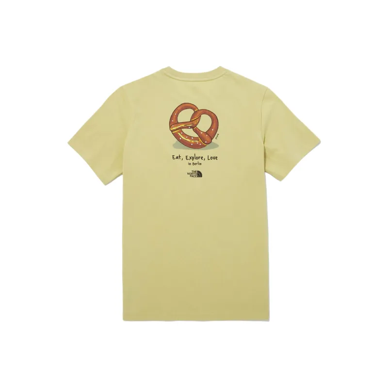 THE NORTH FACE M'S CITY TRAVEL EX S/S R/TEE T Shirt Men's Yellow-0