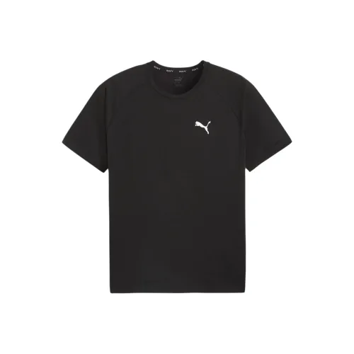 PUMA RUN EVOLVE Triblend T-Shirt Men's Black